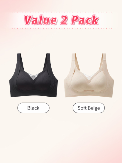 Supportive Anti-sagging ​​Bras​​ Comfortable Wireless ​​Designs​​ & Naturally Lift The ​​Chest​​ VEIMIA