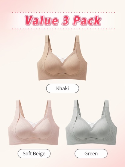Supportive Anti-sagging Bra Comfortable Wireless ​​Designs​​ & Naturally Lift The ​​Chests​​ VEIMIA