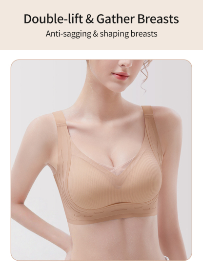 Supportive Anti-sagging Bras Comfortable Wireless Design & Naturally Lift The Breasts VEIMIA