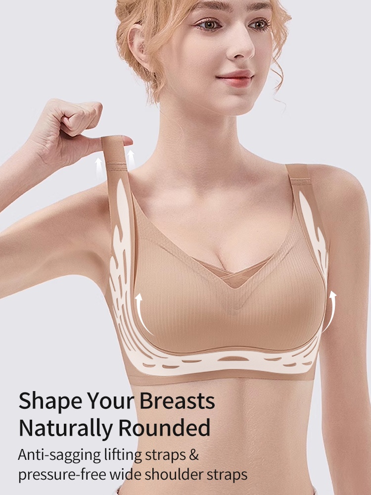Supportive Anti-sagging Bras Comfortable Wireless Design & Naturally Lifts The Breasts VEIMIA​​