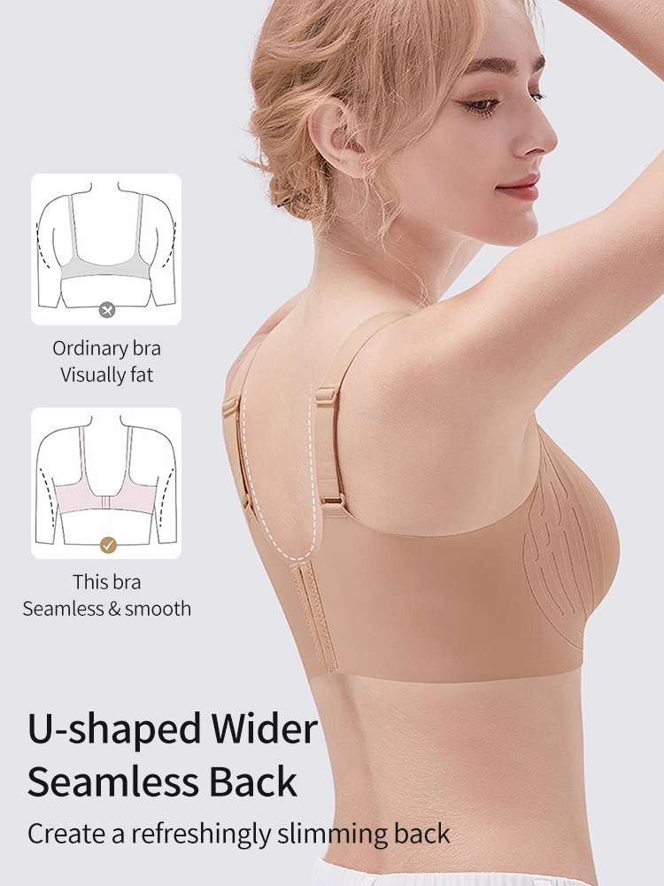 Supportive Anti-sagging Bra Comfortable Wireless Design & Naturally Lifts The Breast VEIMIA