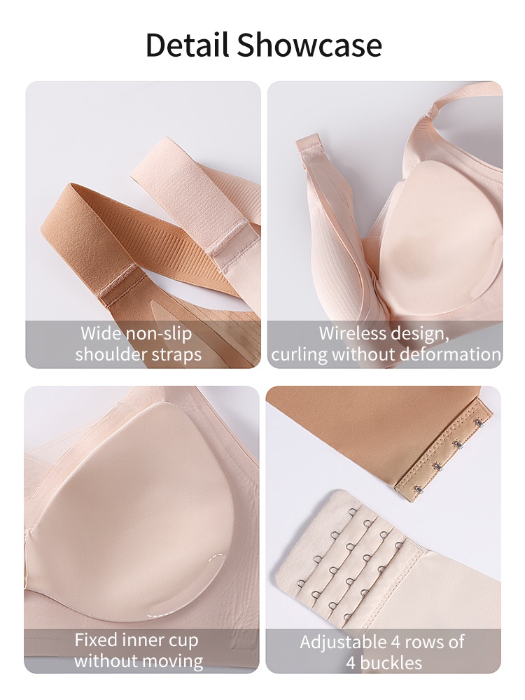 Supportive Anti-sagging Bra Comfortable Wireless Designs & Naturally Lifts The Breast VEIMIA