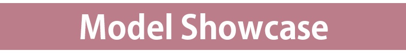 Decorative model showcase section header for bra product details VEIMIA