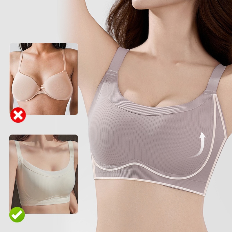 All in One Bra - Seamless, Full coverage Anti-sagging & Visually Slimming VEIMIA