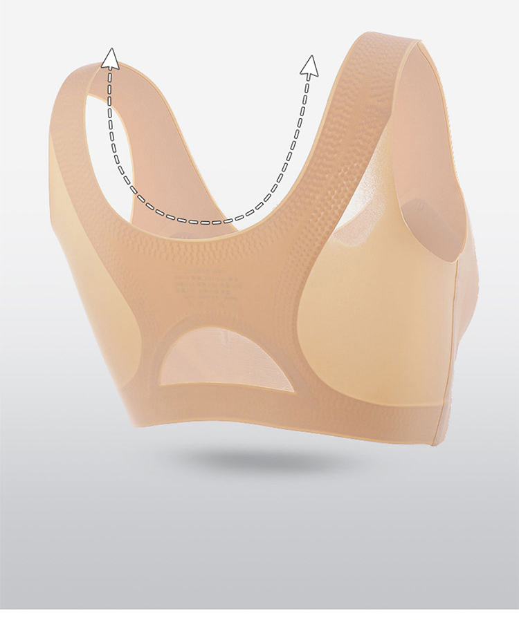 Invisible Seamless Bralettes Comfortable Support V Neck Bras VEIMIA