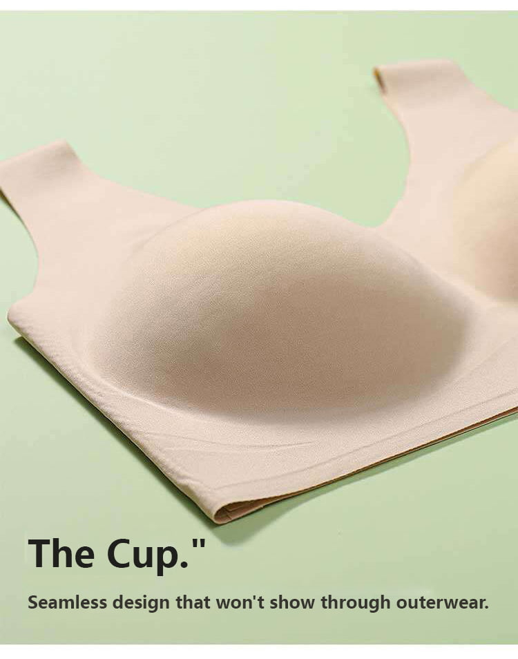 Seamless Bralette No Wire Support V Neck Bra VEIMIA
