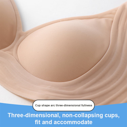 VEIMIA Super Thin Anti-sagging Seamless Push Up Bra Jelly Gel Shaping Supportive Bralettes