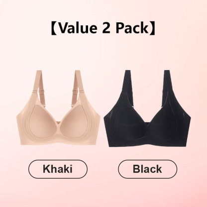 VEIMIA Super Thin Anti-sagging Seamless Push Up Bra Jelly Gel Shaping Supportive Bralettes