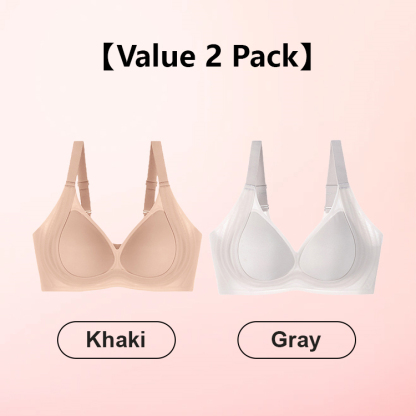 VEIMIA Super Thin Anti-sagging Seamless Push Up Bra Jelly Gel Shaping Supportive Bralettes