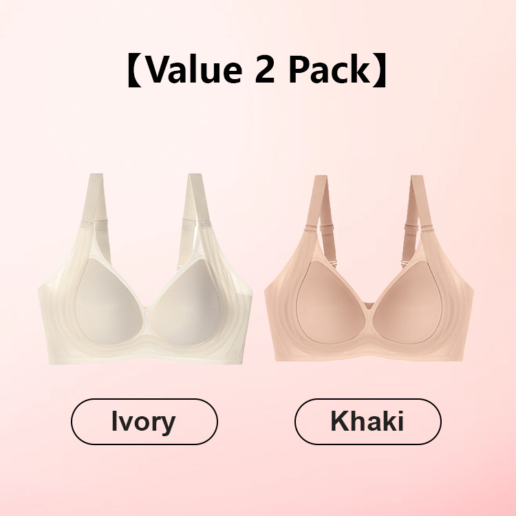 VEIMIA Super Thin Anti-sagging Seamless Push Up Bra Jelly Gel Shaping Supportive Bralettes