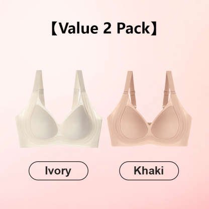 VEIMIA Super Thin Anti-sagging Seamless Push Up Bra Jelly Gel Shaping Supportive Bralettes