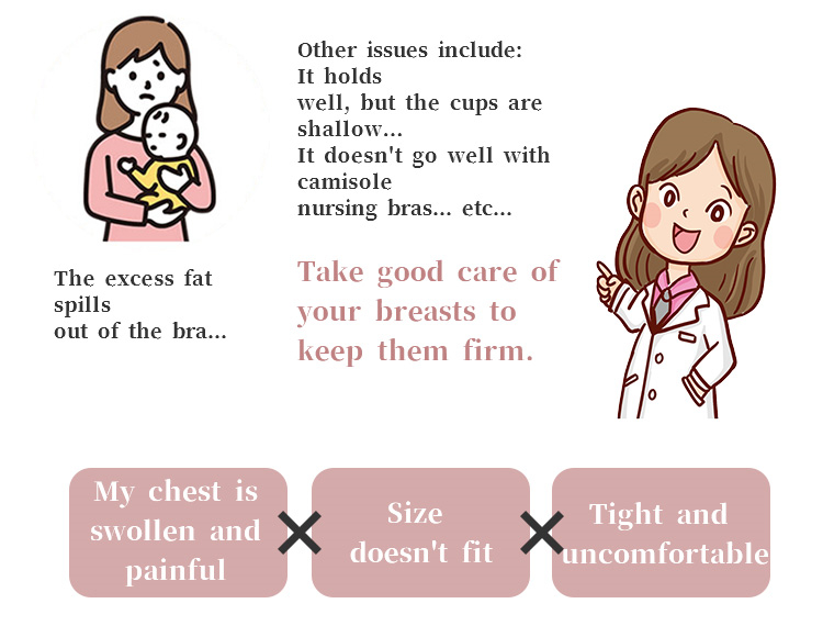 Supportive Breastfeeding Nursing Bras Wireless Seamless Maternity Sleep Bra VEIMIA