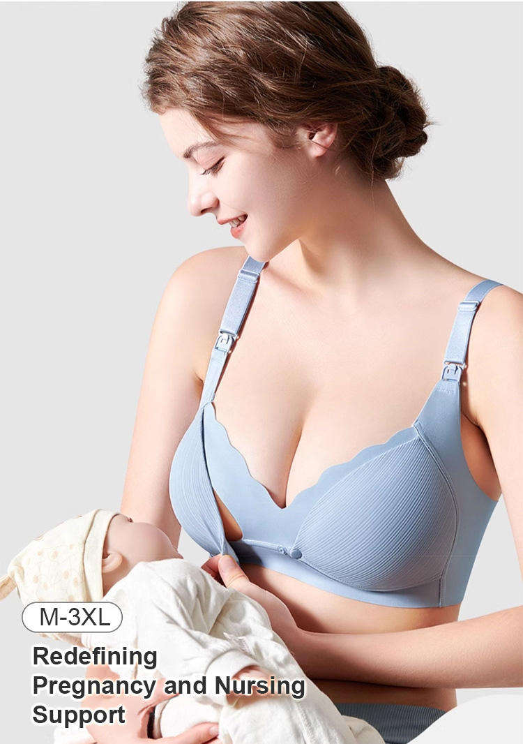 Supportive Breastfeeding Nursing Bra Maternity Sleep Bra VEIMIA