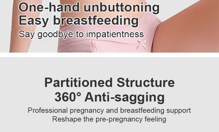 Breastfeeding Nursing Bra Wireless Seamless Maternity Sleep Bra VEIMIA