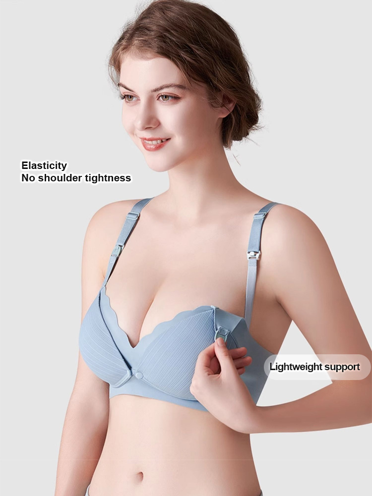 Nursing Bras Wireless Seamless Maternity Sleep Bra VEIMIA