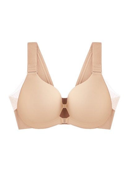 Supportive Front-closure Bra With Wireless Comfort Seamless Style & Adjustable Fit VEIMIA