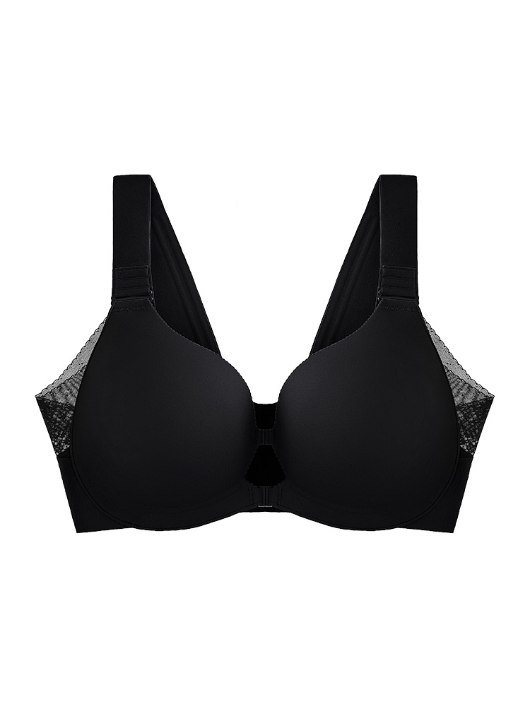 Supportive Front-closure Bra With Wireless Comfort Seamless Styles & Adjustable Fit VEIMIA