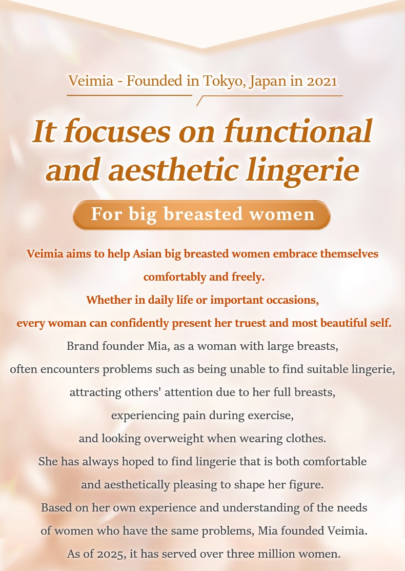 Supportive Minimizer Bra Breast Lifts & Shapes, Slimming Design With Easy Front-zipper Accesses VEIMIA