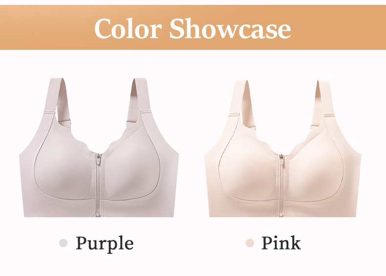 Supportive Minimizer Bra Breast Lift & Shapes, Slimming Design With Easy Front-zipper Accesses VEIMIA