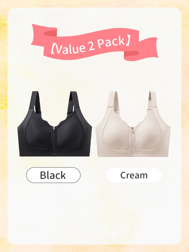 Supportive Minimizer Bras Breast Lifts & Shape, Slimming Design With Easy Front-zip Accesses VEIMIA