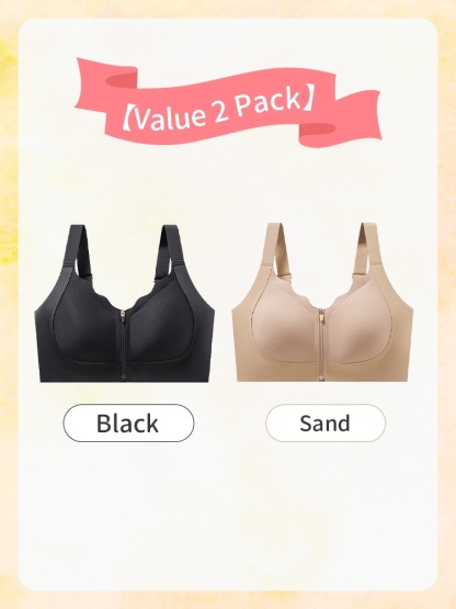 Supportive Minimizer Bras Breast Lifts & Shape, Slimming Designs With Easy Front-zip Access VEIMIA