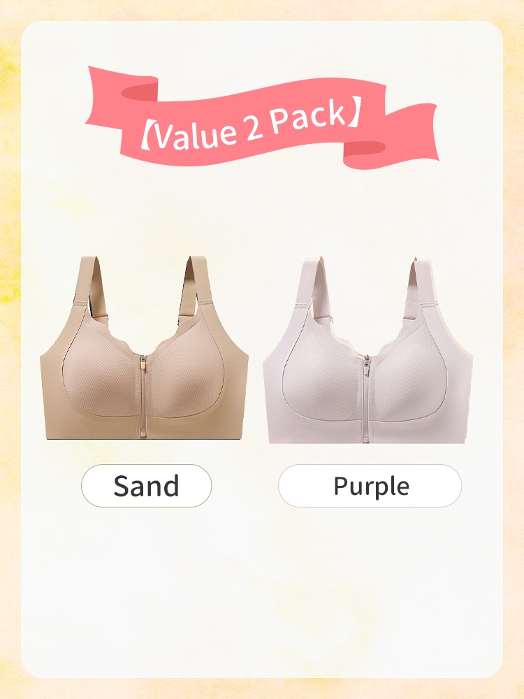 Supportive Minimizer Bras Breast Lifts & Shapes, Slimming Design With Easy Front-zip Access VEIMIA