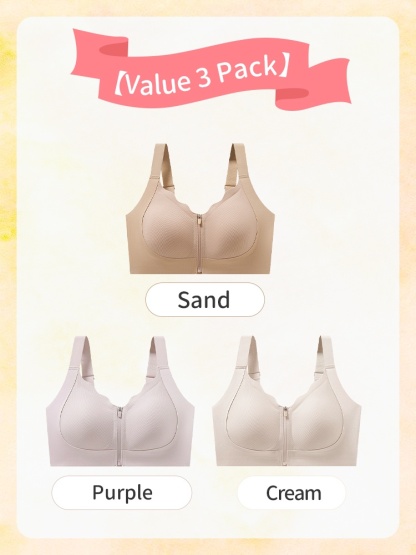 Supportive Minimizer Bras Breast Lift & Shape, Slimming Designs With Easy Front-zip Accesses VEIMIA