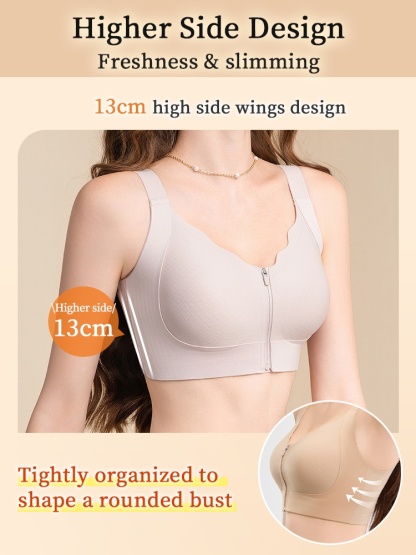 Supportive Minimizer Bras Breast Lift & Shape, Slimming Design With Easy Front-zip Access VEIMIA
