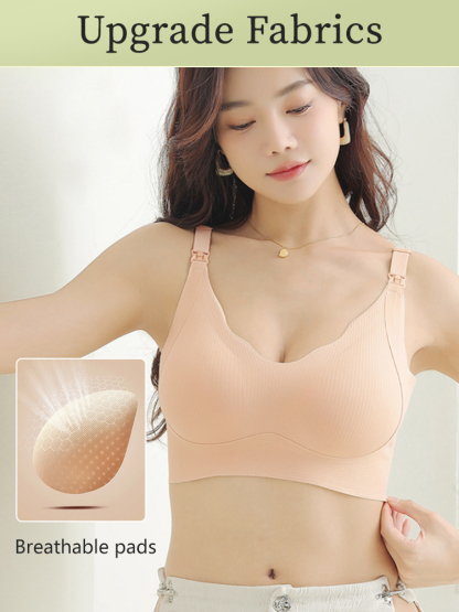 Supportive Nursing Bra Pregnancy & Sleep Functions, Comfortable Support With Easy Feeding Design VEIMIA
