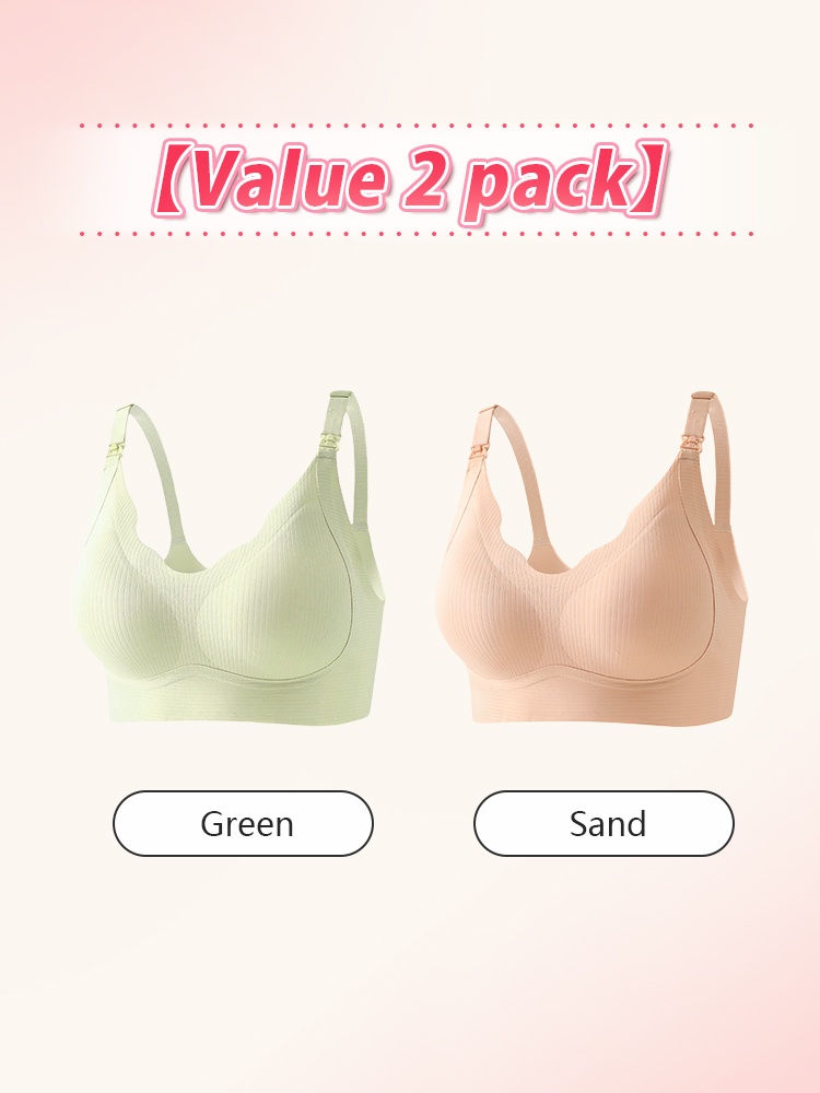 Supportive Nursing Bra Pregnancy & Sleep Purposes, Comfortable Support With Easy Nursing Access VEIMIA
