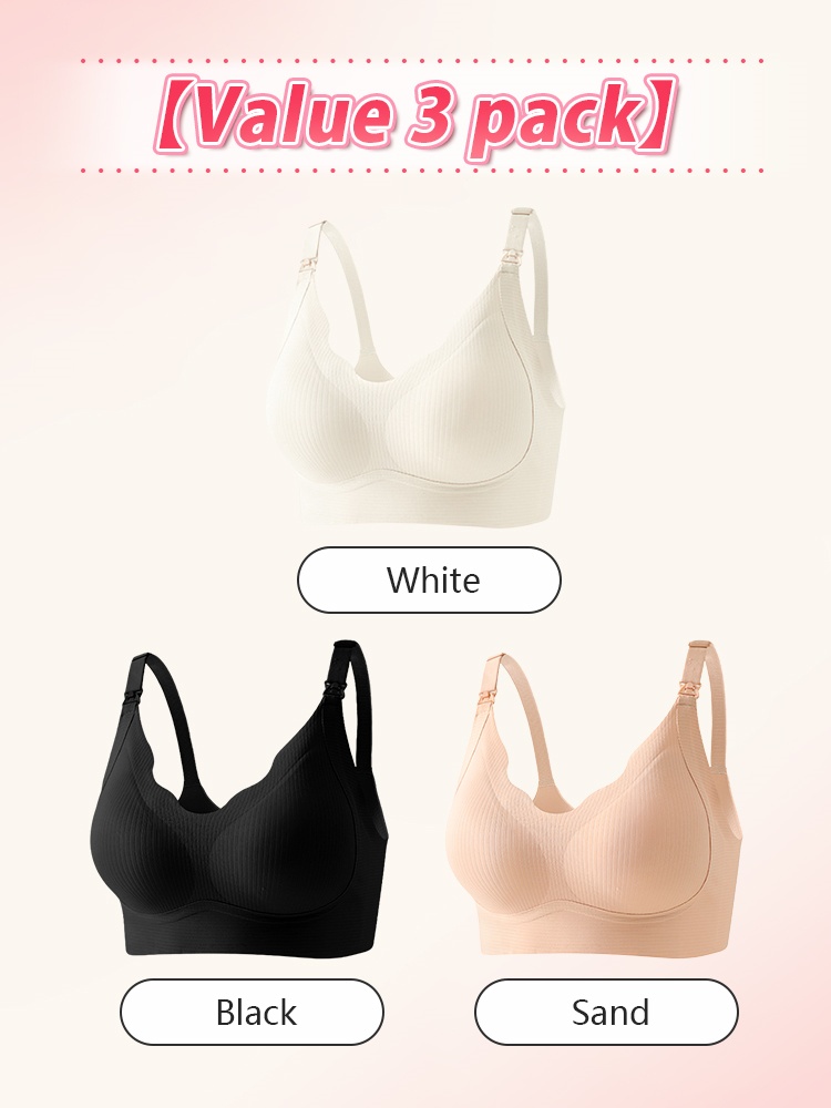 Supportive Nursing Bras Pregnancy & Sleep Purposes, Comfortable Support With Easy Feeding Design VEIMIA

