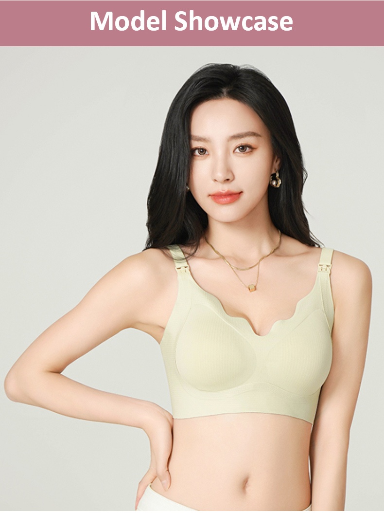 Supportive Nursing Bras Pregnancy & Sleep Uses, Comfortable Support With Easy Feeding Designs VEIMIA