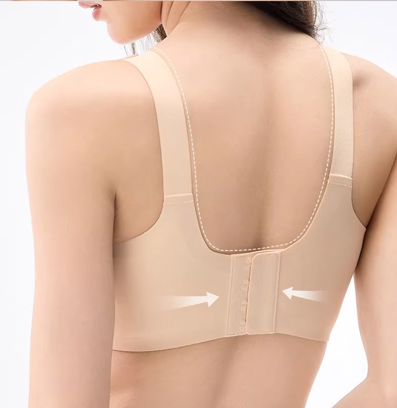 Supportive Nursing Bra Wearing Demonstration Side VEIMIA
