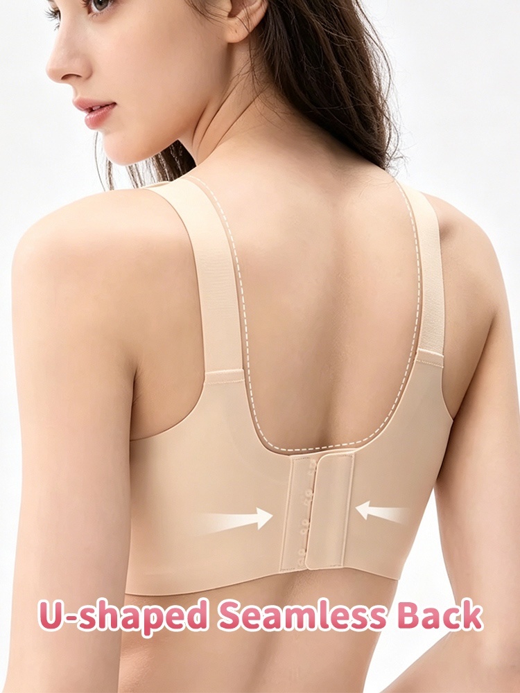 Supportive Nursing Bra in White - Regular Fit Top Open Design VEIMIA