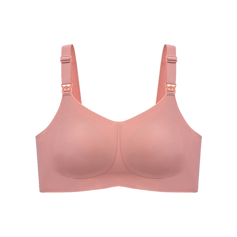 Supportive Maternity Nursing Bra Gathering Breast Anti-bacterial Baby-friendly Easy Breastfeeding VEIMIA