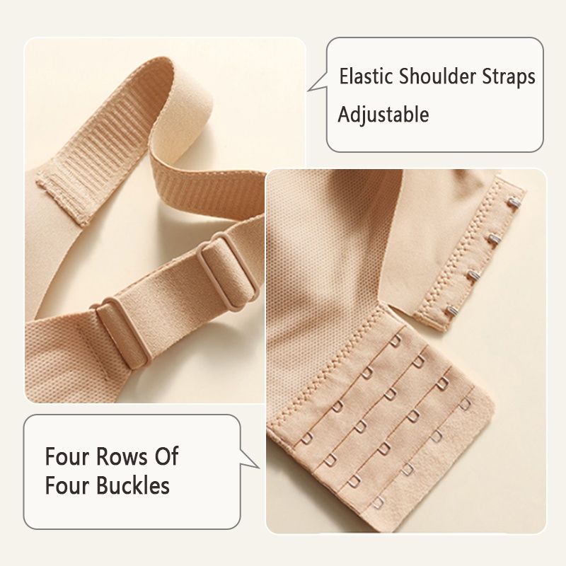Invisible Seamless Bra Suitable For Light-colored Clothes, Lifting & Shaping Supportive Bra To Prevent Sagging VEIMIA