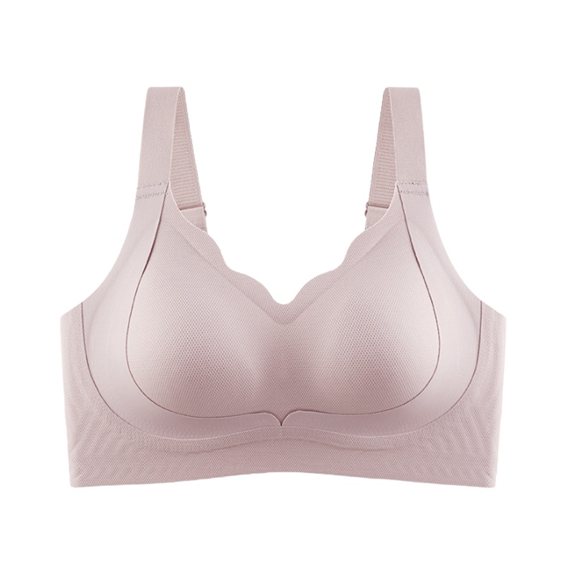 Purple Color Invisible Seamless Bras Suitable For Light-colored Clothes, Lifting & Shaping Supportive Bra VEIMIA