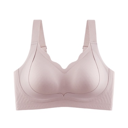 Purple Color Invisible Seamless Bras Suitable For Light-colored Clothes, Lifting & Shaping Supportive Bra VEIMIA