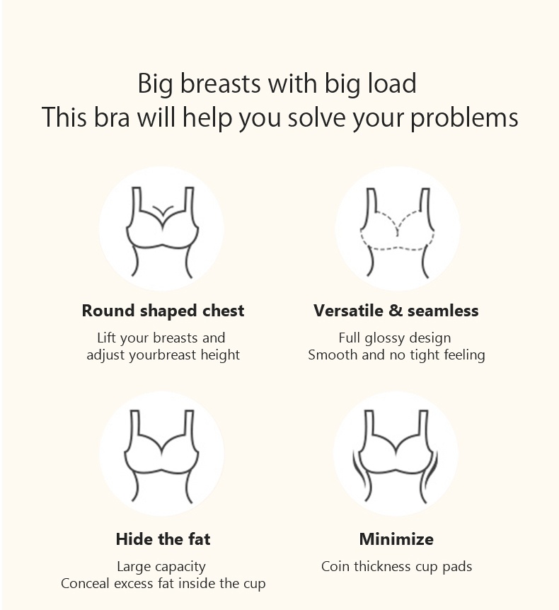The Most Comfortable Minimizer Bra Solves Your Problems Veimia