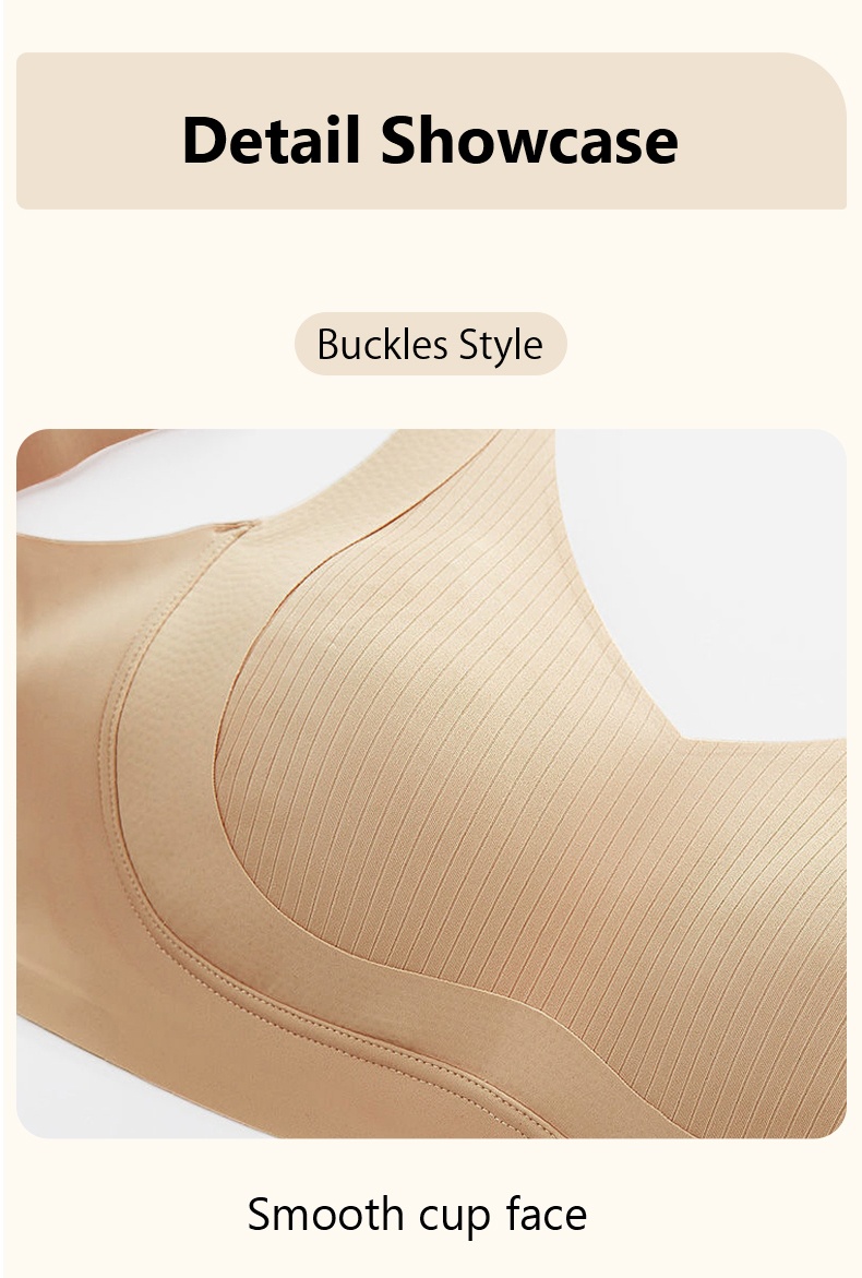 Detail Showcase of The Most Comfortable Minimizer Bra Buckles Style Veimia
