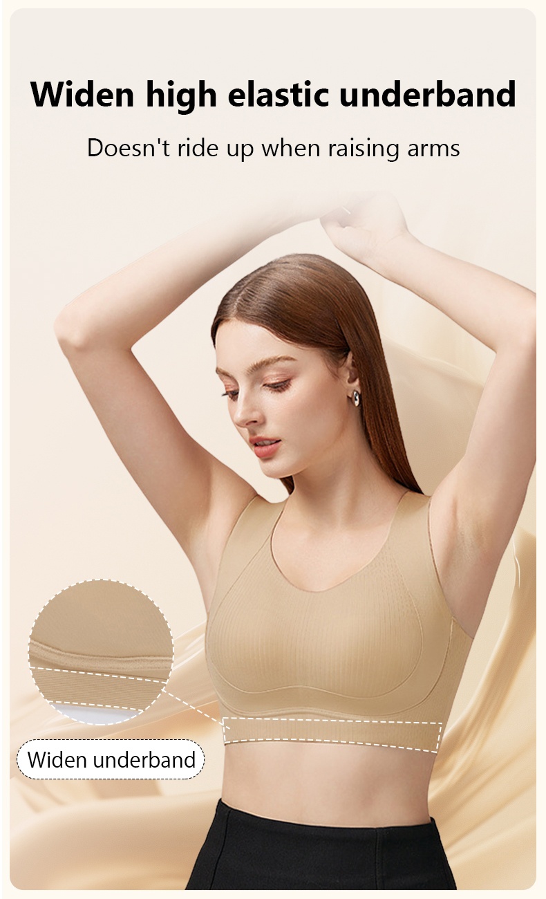 The Most Comfortable Minimizer Bra Has Widen High Elastic Underband Veimia