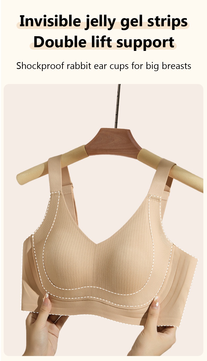 The Most Comfortable Minimizer Bra Has Invisible Jelly Gel Strips Veimia