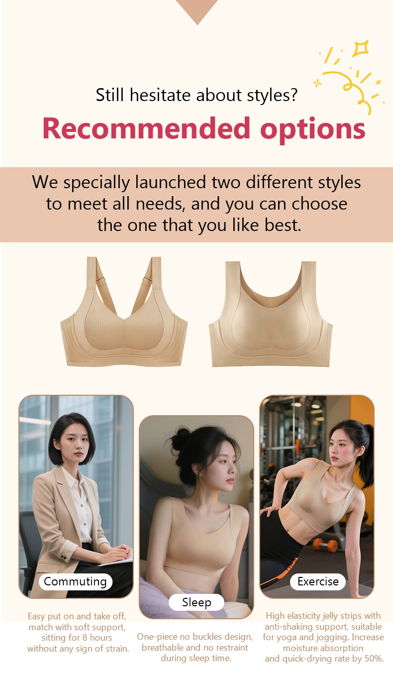 The Most Comfortable Minimizer Bra Has Buckles Style and Tank Top Style To Choose Veimia
