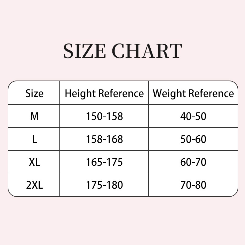 Lightweight 3-in-1 Seamless Shapewear Shorts Size Chart VEIMIA
