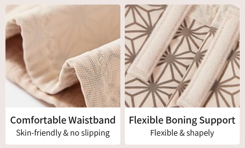 Tummy Flatten Shapewear Short Dual-layers Slimming, 3D Butts Lifting & Anti-roll Hems VEIMIA