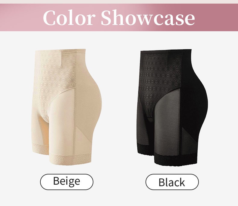 Tummy Flatten Shapewear Shorts Dual-layer Slimming, 3D Butt Lifting & Anti-roll Hems VEIMIA