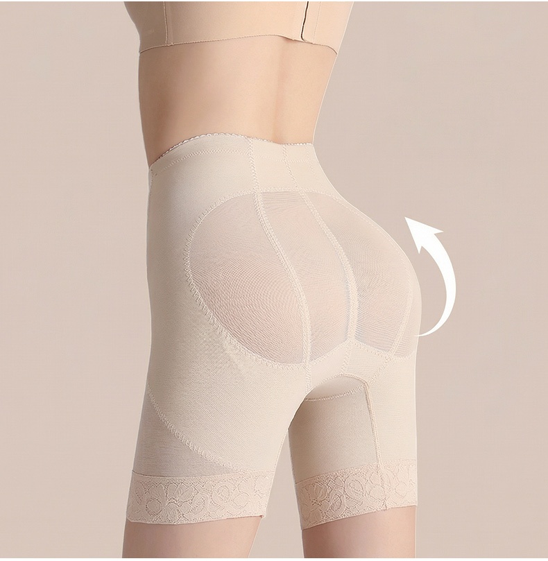 Tummy Flatten Shapewear Shorts Dual-layer Slimming, 3D Butts Lifting & Anti-roll Hems VEIMIA