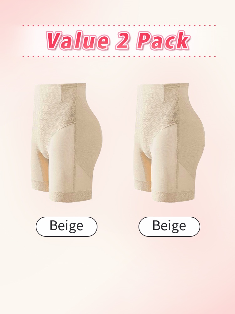 Tummy Flatten Shapewear Short Dual-layer Slimming, 3D Butts Liftings & Anti-roll Hems VEIMIA