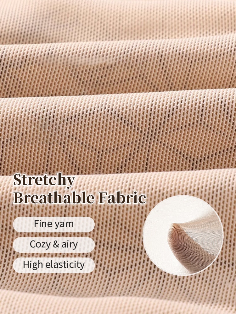 Tummies Flatten Shapewear Shorts Dual-layers Slimming, 3D Butt Lifting & Anti-roll Hem VEIMIA