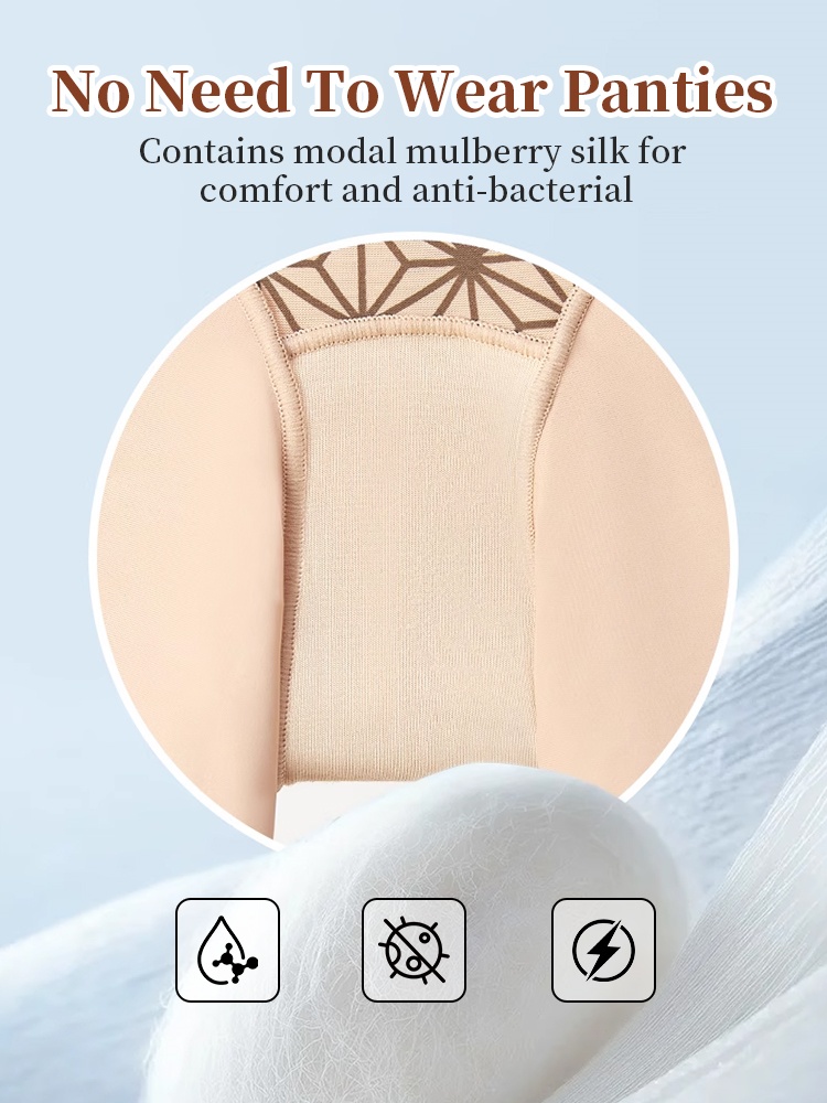 Tummies Flatten Shapewear Shorts Dual-layers Slimming, 3D Butt Lifting & Anti-roll Hems VEIMIA